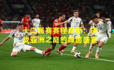 十二强赛赛程直播：决战亚洲之巅的绿茵盛宴
